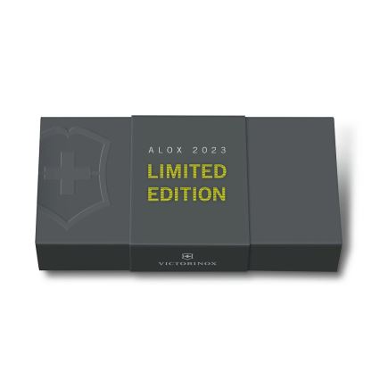 Victorinox - Multifunkčný vreckový nôž Alox Limited edition 9,3 cm/9 funkcií zelená