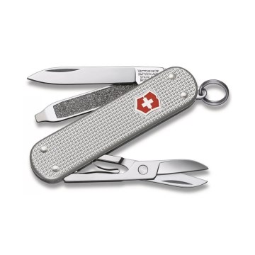 Victorinox - Multifunkčný vreckový nôž CLASSIC ALOX 5,8 cm/5 funkcií strieborná