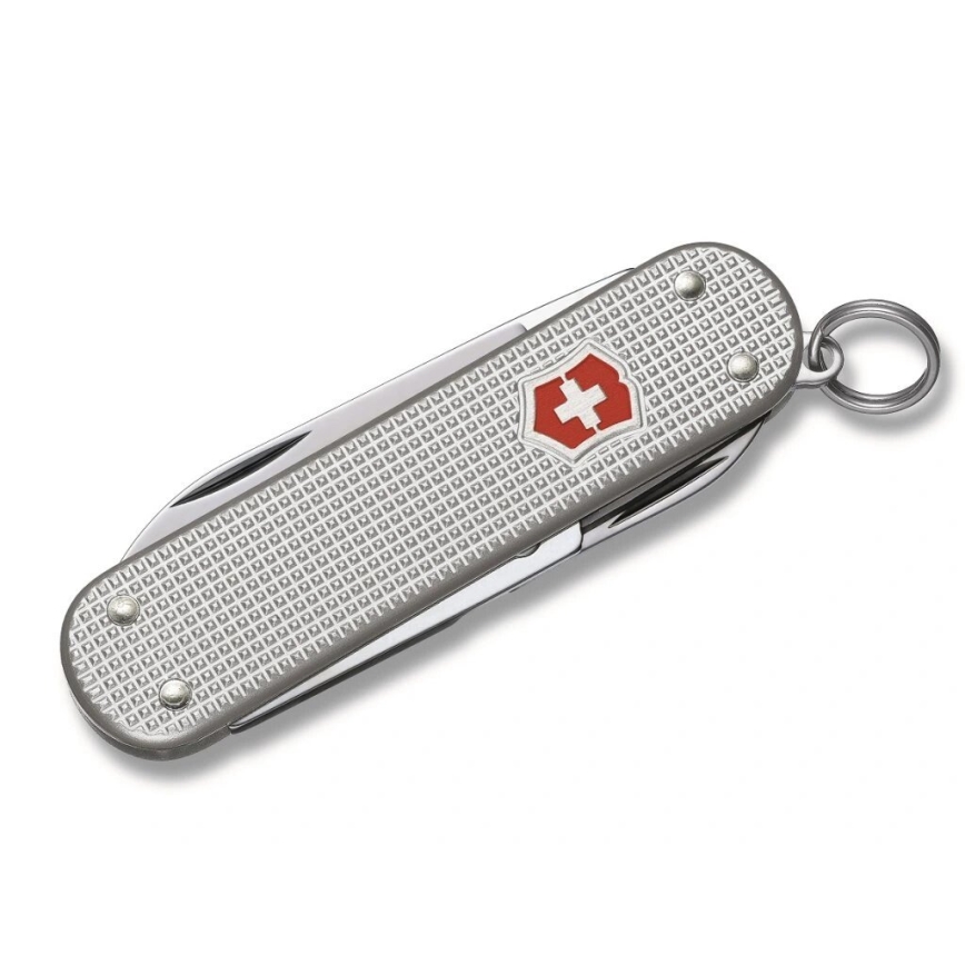 Victorinox - Multifunkčný vreckový nôž CLASSIC ALOX 5,8 cm/5 funkcií strieborná
