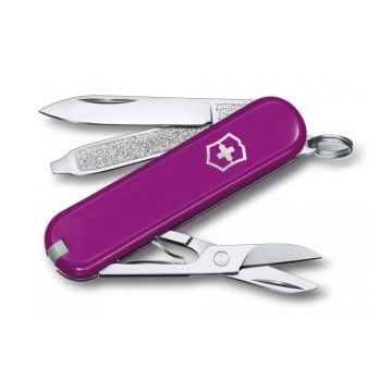 Victorinox - Multifunkčný vreckový nôž CLASSIC SD 5,8 cm/7 funkcií fialová