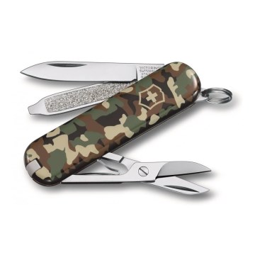 Victorinox - Multifunkčný vreckový nôž CLASSIC SD 5,8 cm/7 funkcií maskáčová