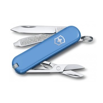 Victorinox - Multifunkčný vreckový nôž CLASSIC SD 5,8 cm/7 funkcií svetlomodrá