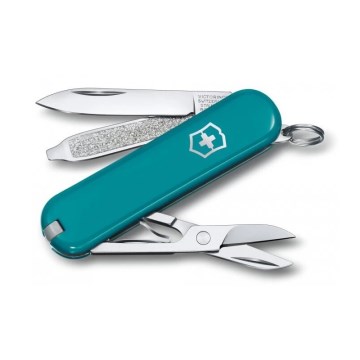 Victorinox - Multifunkčný vreckový nôž CLASSIC SD 5,8 cm/7 funkcií tyrkysová