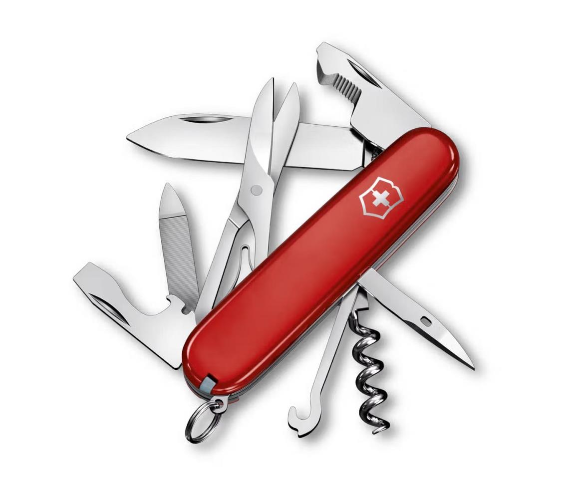 Victorinox - Multifunkčný vreckový nôž COMPANION 9,1 cm/16 funkcií červený 1.3909