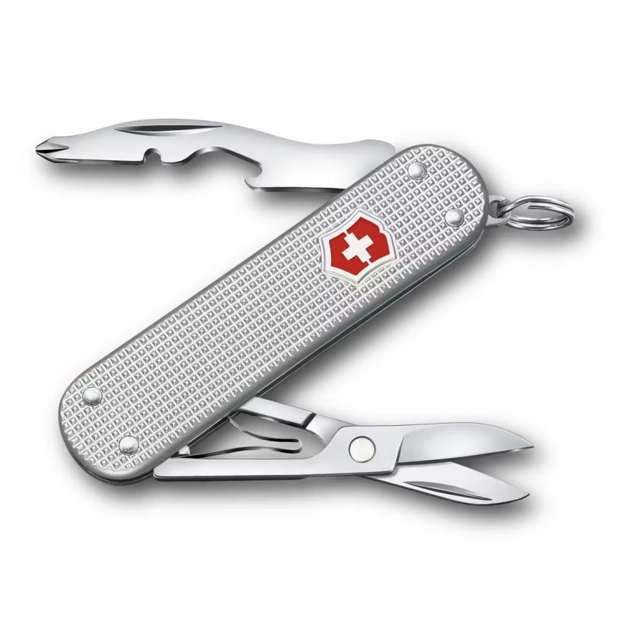 Victorinox - Multifunkčný vreckový nôž COMPANION S ALOX 5,8 cm/5 funkcií strieborná