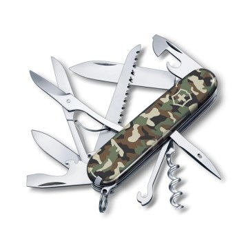 Victorinox - Multifunkčný vreckový nôž HUNTSMAN 9,1 cm/15 funkcií maskáčová