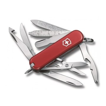 Victorinox - Multifunkčný vreckový nôž MINICHAMP 5,8 cm/18 funkcií červená
