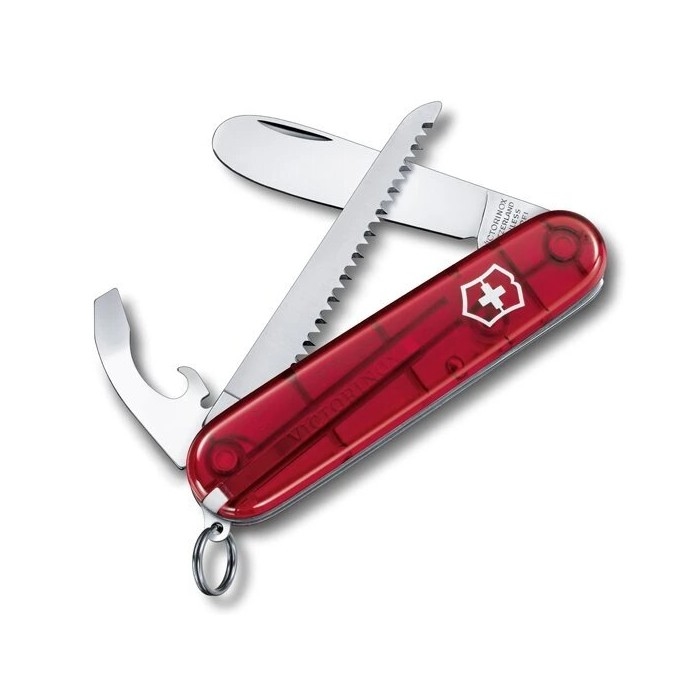 Victorinox - Multifunkčný vreckový nôž MY FIRST VICTORINOX 8,4 cm/8 funkcií červená