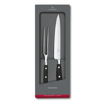 Victorinox - Porciovacia sada GRAND MAITRE 2 ks čierna