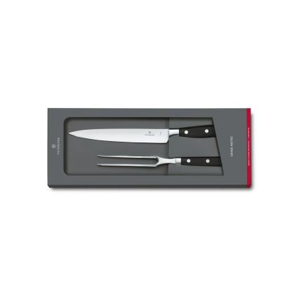 Victorinox - Porciovacia sada GRAND MAITRE 2 ks čierna