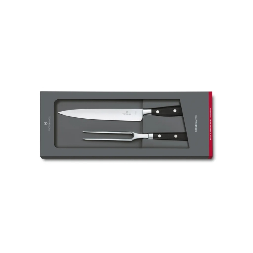 Victorinox - Porciovacia sada GRAND MAITRE 2 ks čierna