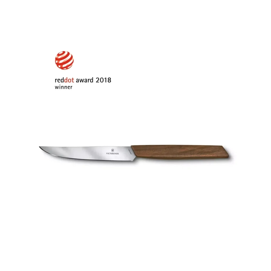 Victorinox - Sada 2 steakových nožov SWISS MODERN, 12 cm, orech