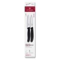 Victorinox - Sada kuchynských nožov na zeleninu SWISS CLASSIC 10 cm 2 ks čierna