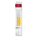 Victorinox - Sada kuchynských nožov na zeleninu SWISS CLASSIC 10 cm 2 ks žltá