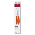 Victorinox - Sada kuchynských nožov na zeleninu SWISS CLASSIC 11 cm, 2 ks, oranžová