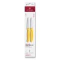 Victorinox - Sada kuchynských nožov na zeleninu SWISS CLASSIC 8 cm 2 ks žltá