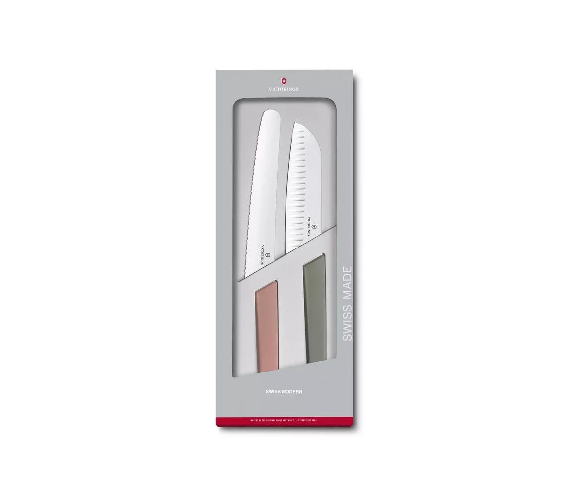 Victorinox - Sada kuchynských nožov SWISS MODERN 2 ks pestrofarebná 6.9096.22G