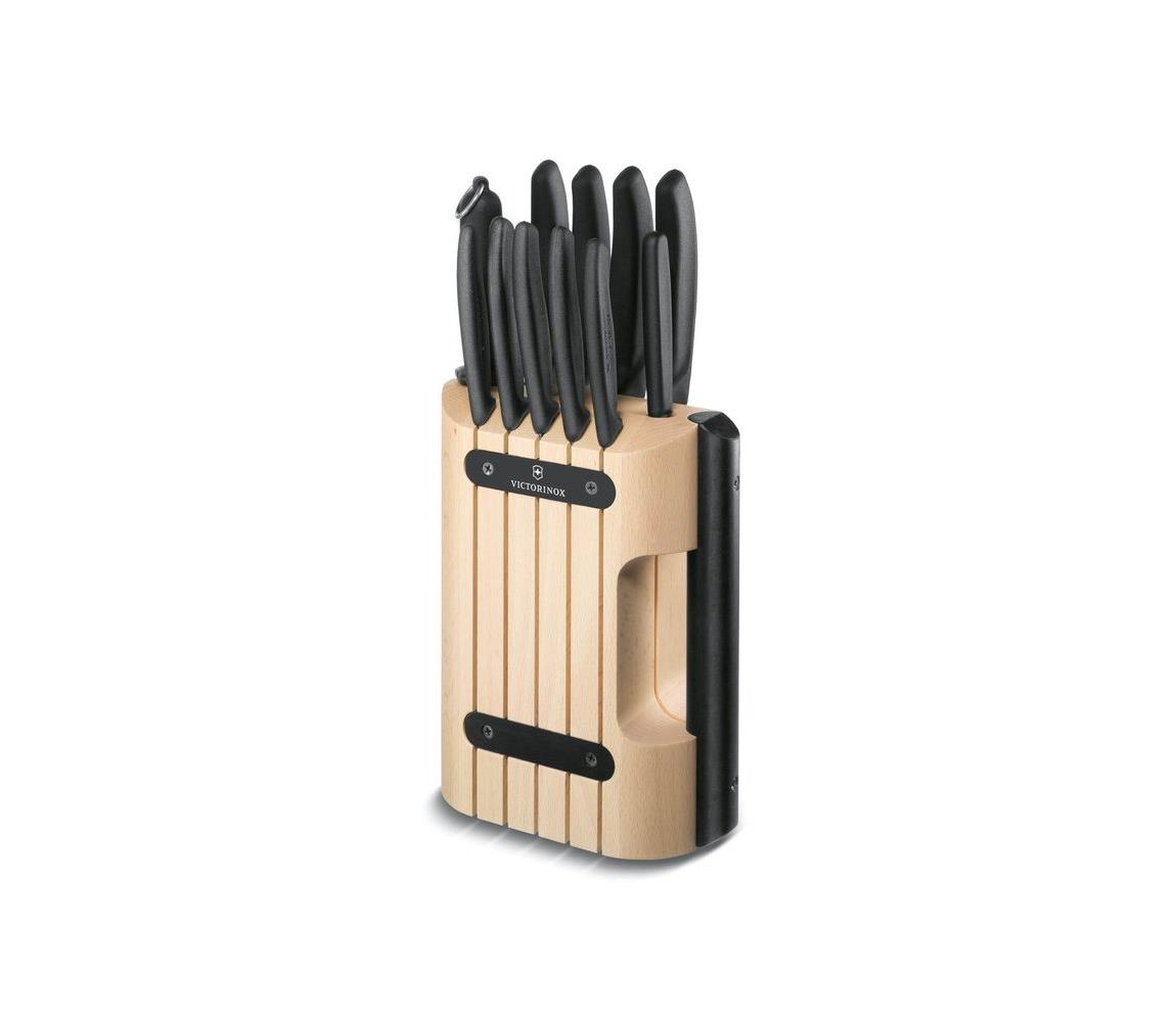Victorinox - Sada kuchynských nožov v stojane SWISS CLASSIC 12 ks buk/béžová 6.7153.11