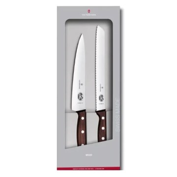 Victorinox - Sada kuchynských nožov WOOD 2 ks javor
