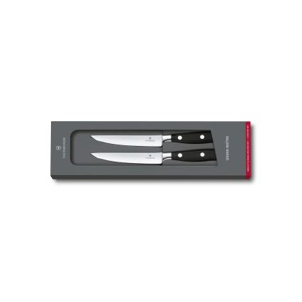 Victorinox - Sada steakových nožov GRAND MAITRE 12 cm 2 ks čierna