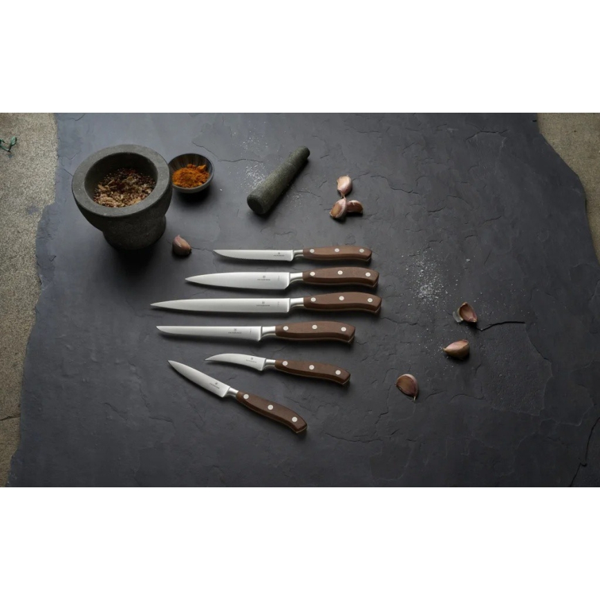 Victorinox - Sada steakových nožov GRAND MAITRE, 12 cm, 2 ks, javor