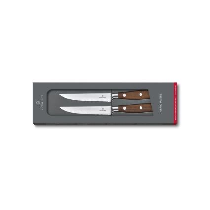 Victorinox - Sada steakových nožov GRAND MAITRE, 12 cm, 2 ks, javor