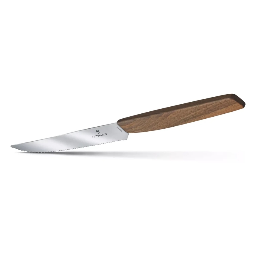 Victorinox - Sada steakových nožov SWISS MODERN 12 cm 2 ks orech
