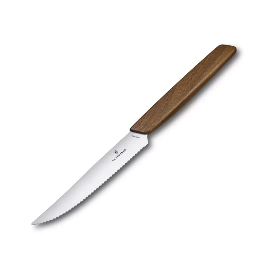 Victorinox - Sada steakových nožov SWISS MODERN 12 cm 2 ks orech