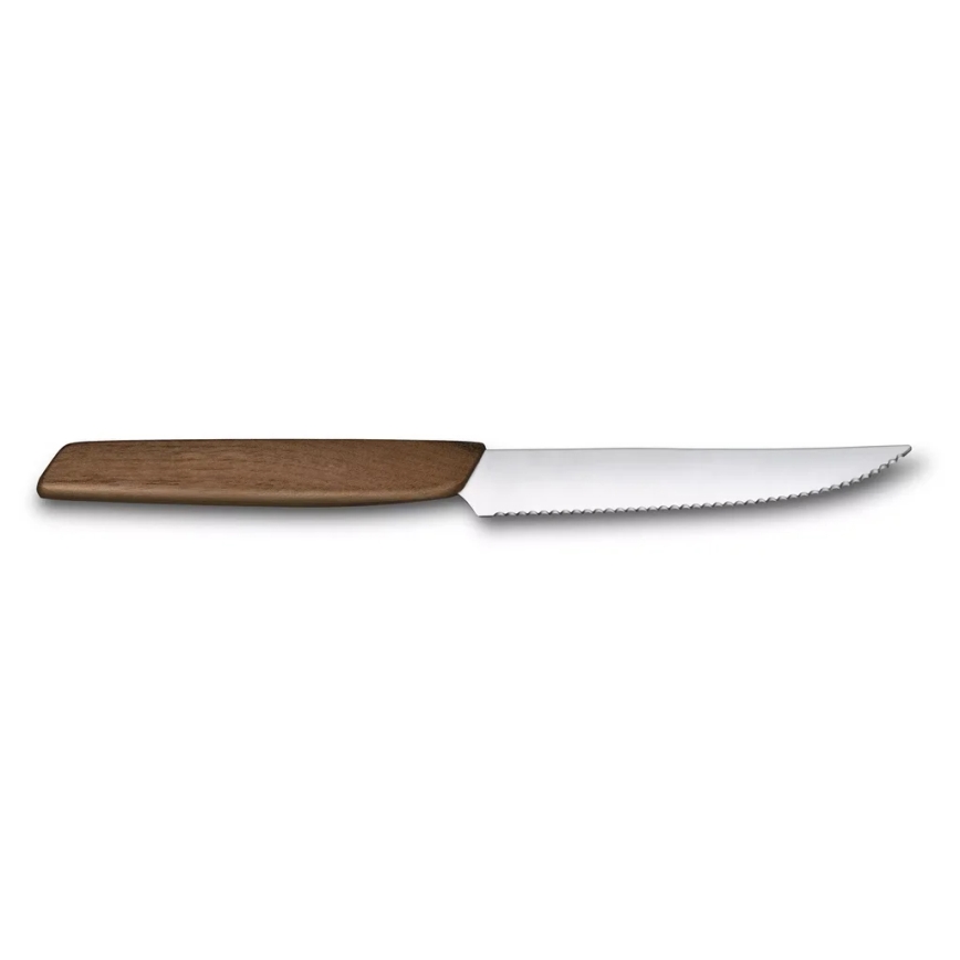 Victorinox - Sada steakových nožov SWISS MODERN 12 cm 2 ks orech