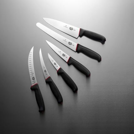 Victorinox - Vykosťovací kuchynský nôž DUAL GRIP 15 cm čierny