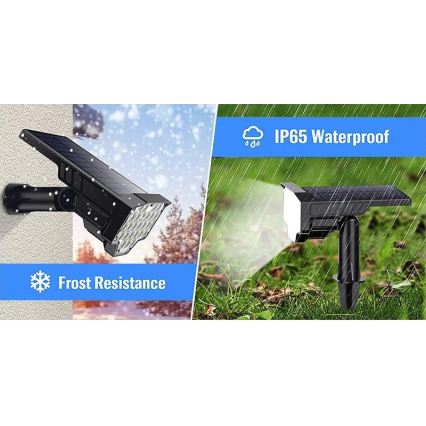 Viking - LED Solárna lampa LED/1W/3,7V IP65 6000K 2200 mAh