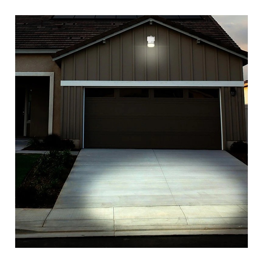 Viking - LED solárne nástenné svietidlo so snímačom LED/1W/3,7V IP44 3000/4000K 4000 mAh