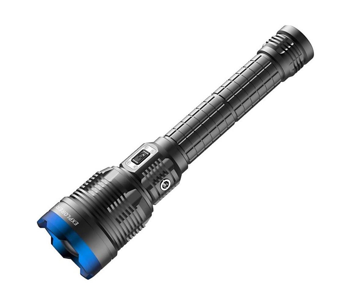 Viking Technology Viking - LED stmievateľná nabíjacia baterka LED/5V IPX4 8000 lm 5000 mAh B7737
