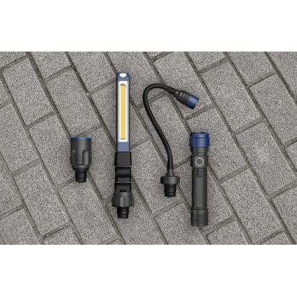 Viking - LED stmievateľná nabíjateľná baterka 3 v 1 LED/5V IPX4 380 lm 2200 mAh