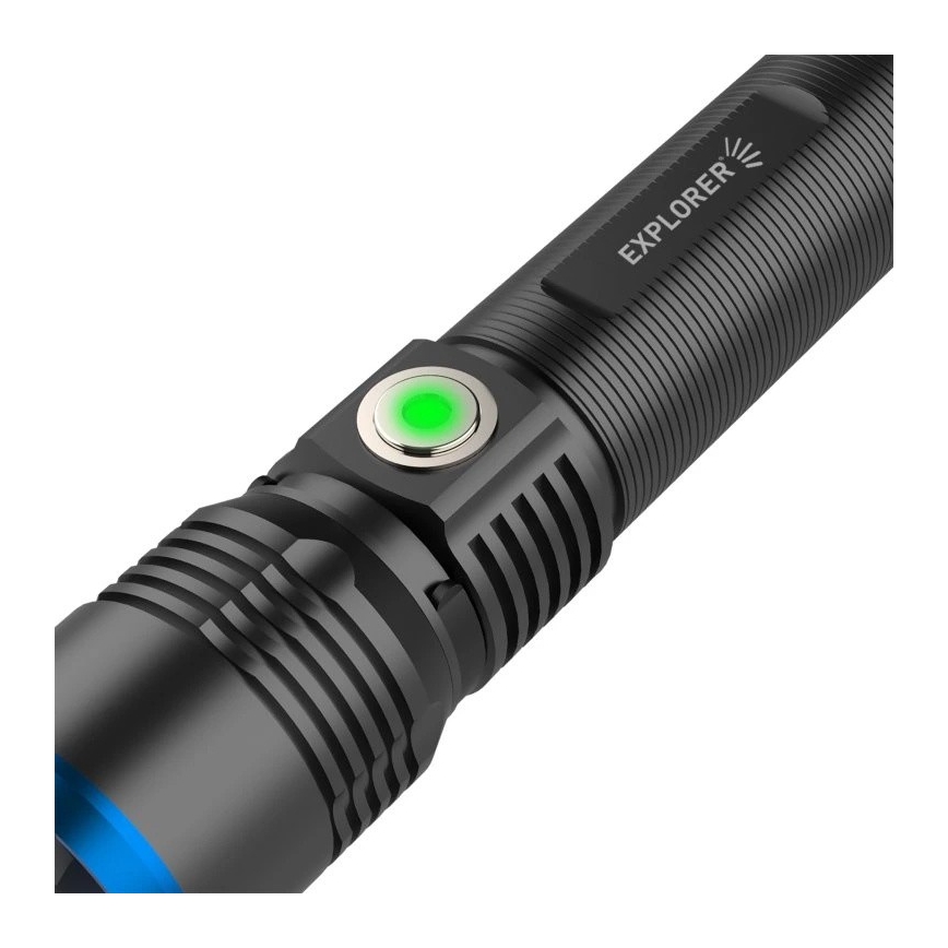 Viking - LED stmievateľná nabíjateľná baterka LED/5V IPX3 600 lm 2600 mAh