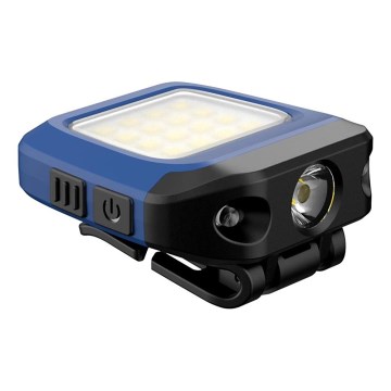 Viking - LED stmievateľná nabíjateľná baterka so senzorom a červeným svetlom LED/5V IPX4 200 lm 500 mAh