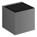 Viking - LED stmievateľné solárne nástenné svietidlo LED/1W/3,7V IP54 4000K 2000 mAh