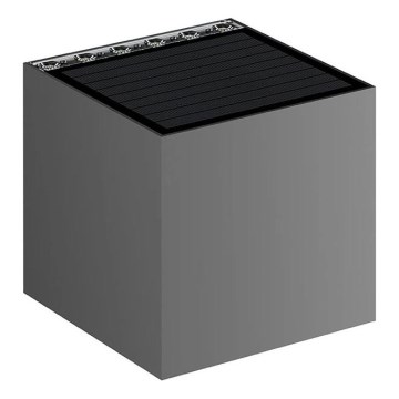 Viking - LED stmievateľné solárne nástenné svietidlo LED/1W/3,7V IP54 4000K 2000 mAh