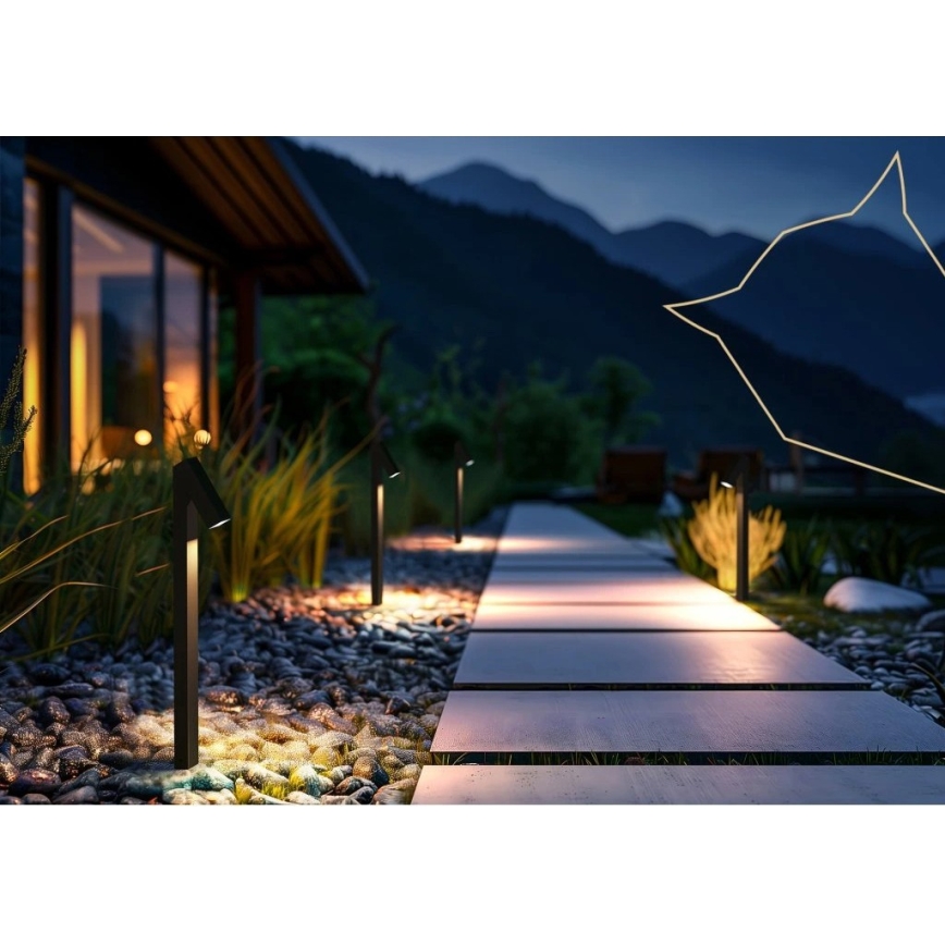 Viking - solárna LED lampa LED/1,4W/3,7V IP65 3000K