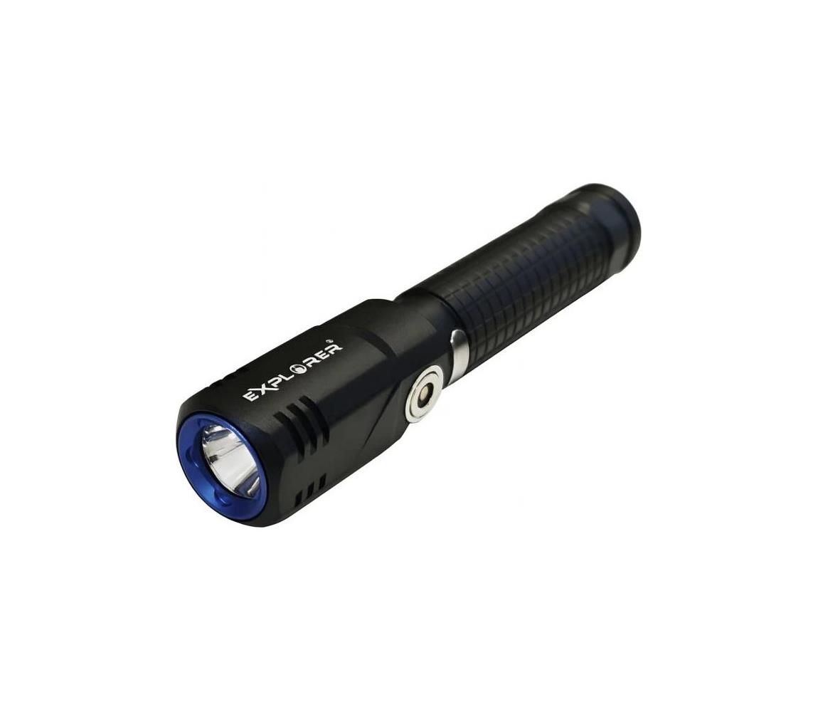Viking Technology Viking - stmievateľná nabíjateľná LED baterka, 5 V, IPX4, 350 lm, 750 mAh B7740