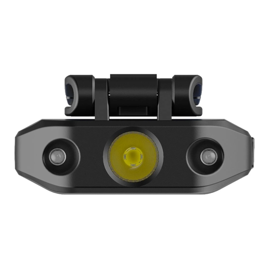 Viking - LED stmievateľná nabíjateľná baterka so senzorom a červeným svetlom LED/5V IPX4 200 lm 500 mAh