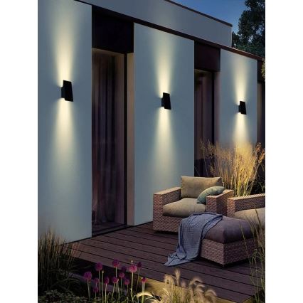 Viking - LED stmievateľné solárne nástenné svietidlo LED/1,5W/3,7V IP65 4000K 2000 mAh