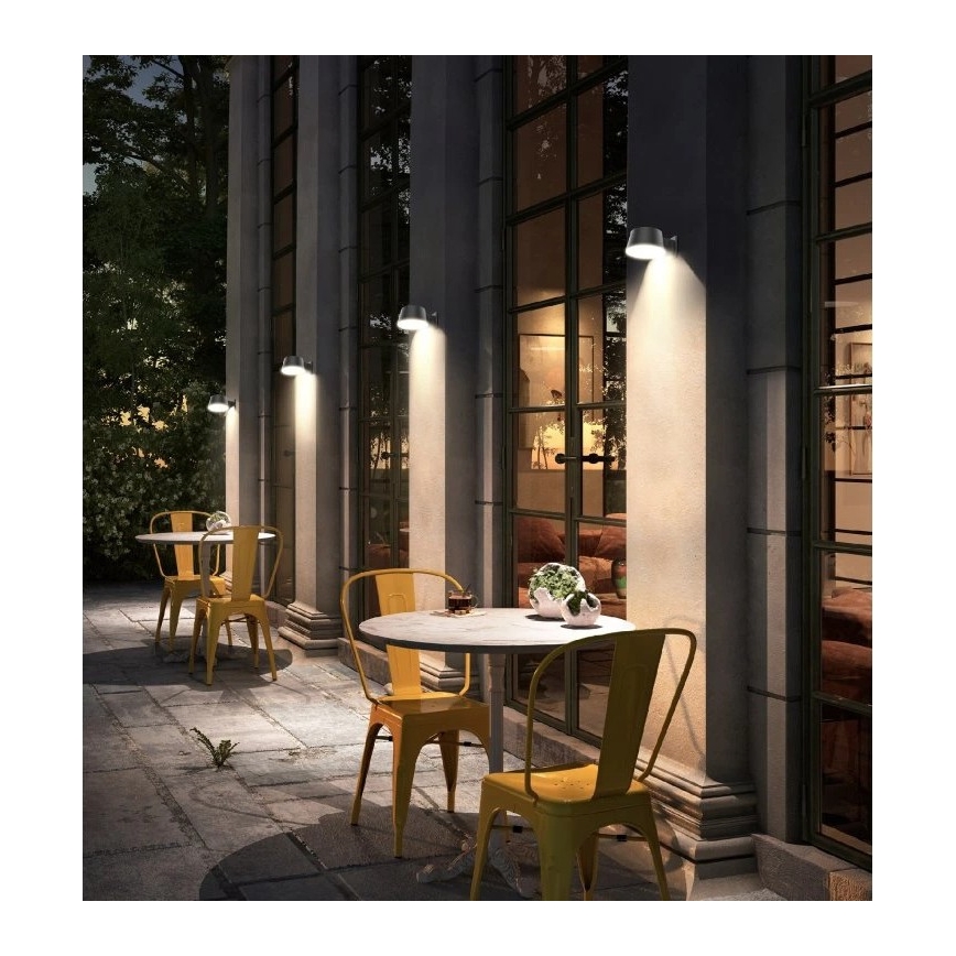 Viking - LED stmievateľné solárne nástenné svietidlo s čidlom LED/1W/3,7V IP44 4000K 2000 mAh