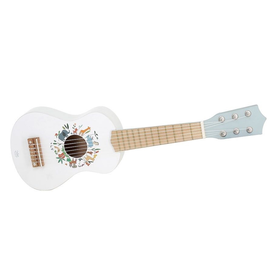 Vilac - Detská drevená gitara Zvieratá sveta Sarah Betz