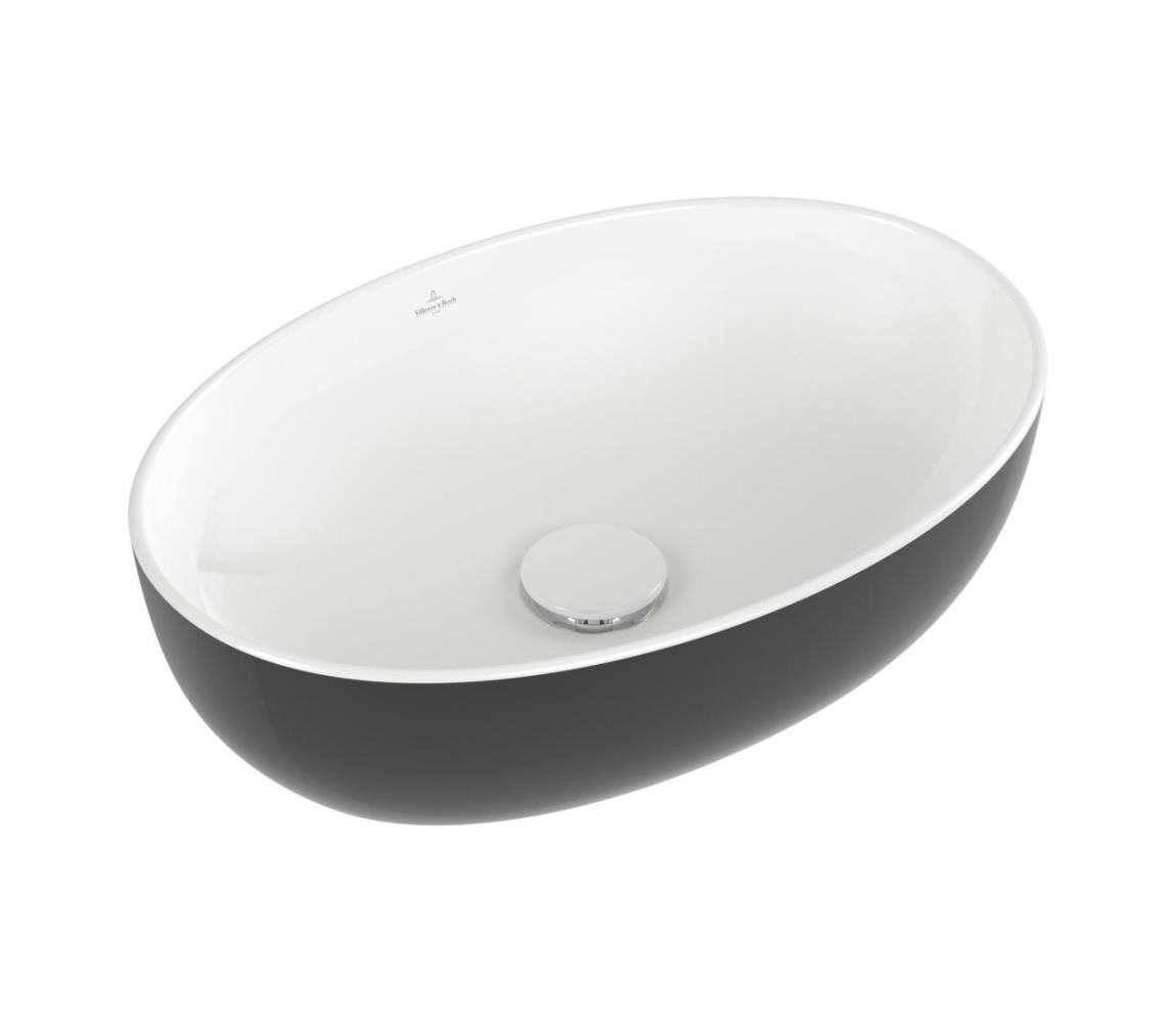 Villeroy & Boch 438848BCT8 - Zapustené umývadlo ARTIS 48x32,5 cm keramika/čierna 438848BCT8