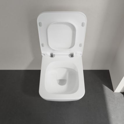 Villeroy & Boch 4611RL01 - Závesné WC s WC sedátkom SoftClose VENTICELLO keramika/biela