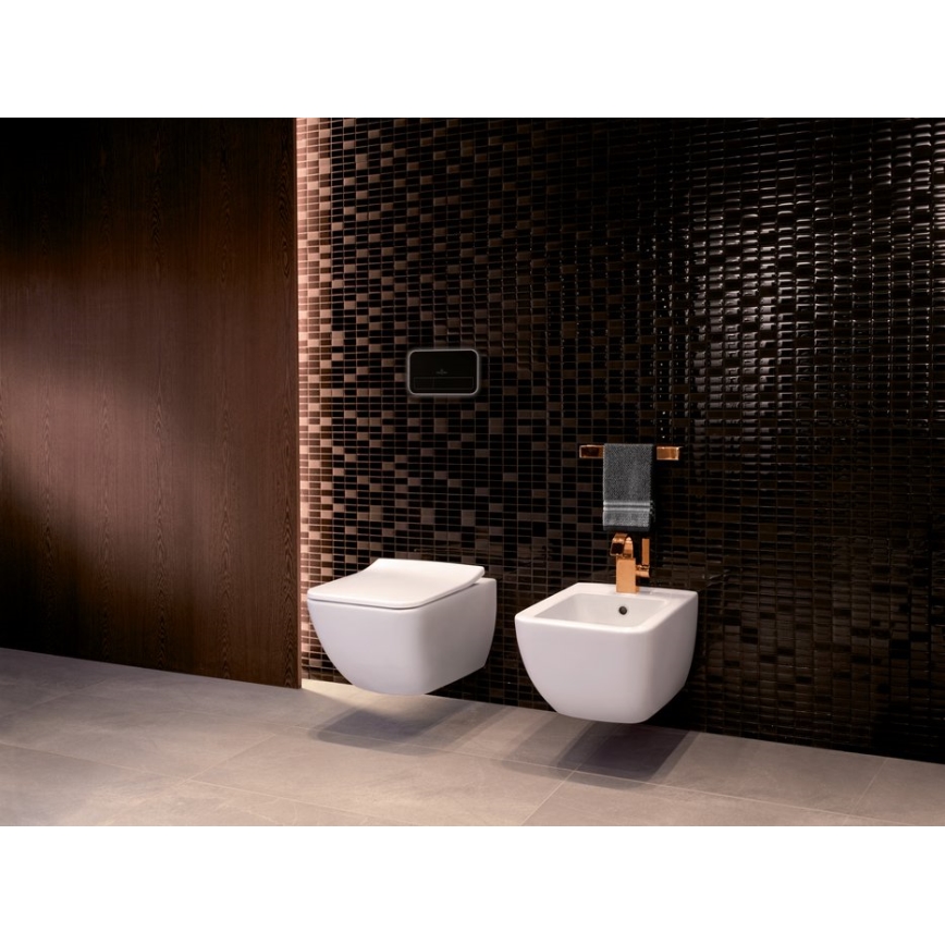 Villeroy & Boch 4611RSR1 - Závesné WC s sedátkom SoftClose VENTICELLO keramika/biela