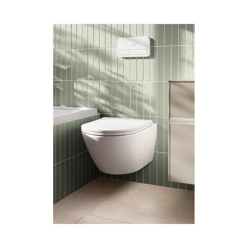 Villeroy & Boch 4670T001 - Závesné WC SUBWAY 3.0 keramika/biela