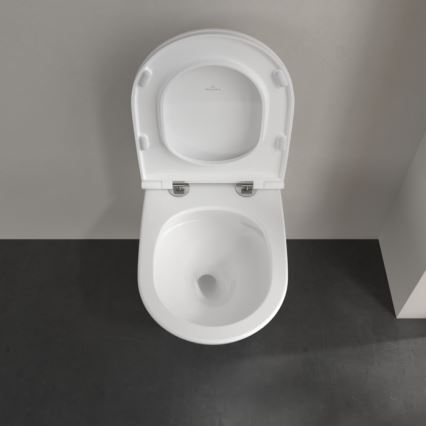 Villeroy & Boch 4670T901 - Závesné WC so sedátkom SoftClose SUBWAY 3.0 keramika/biela