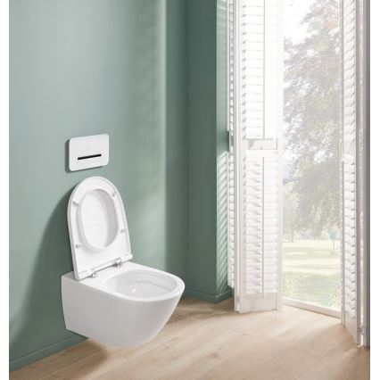Villeroy & Boch 4670T9R1 - Závesné WC so sedátkom SoftClose SUBWAY 3.0 keramika/biela